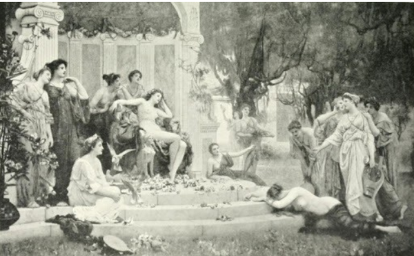 그림. Psyche before the throne of Venus, 1894년, Henrietta Rae