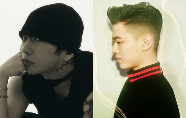 래퍼 우원재와 DJ 웨건