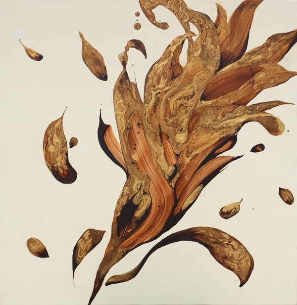 황혜성 작가는 이 작품을 단숨에 그려낸 순수한 영감의 산물이라고 말한다